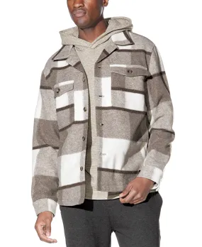 Grissom Relaxed Fit Shirt Jacket (Khaki)