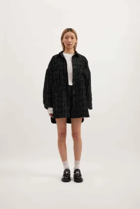 HADLEY JACKET BLACK BOUCLE