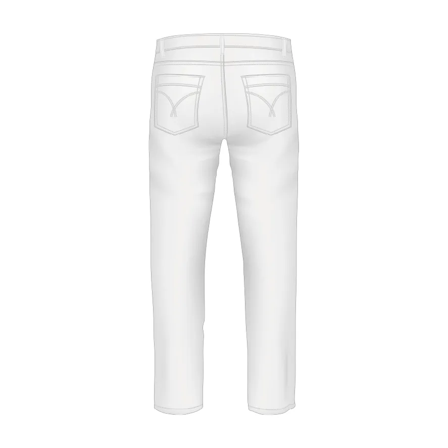 Ham Polo Women's White Jeans