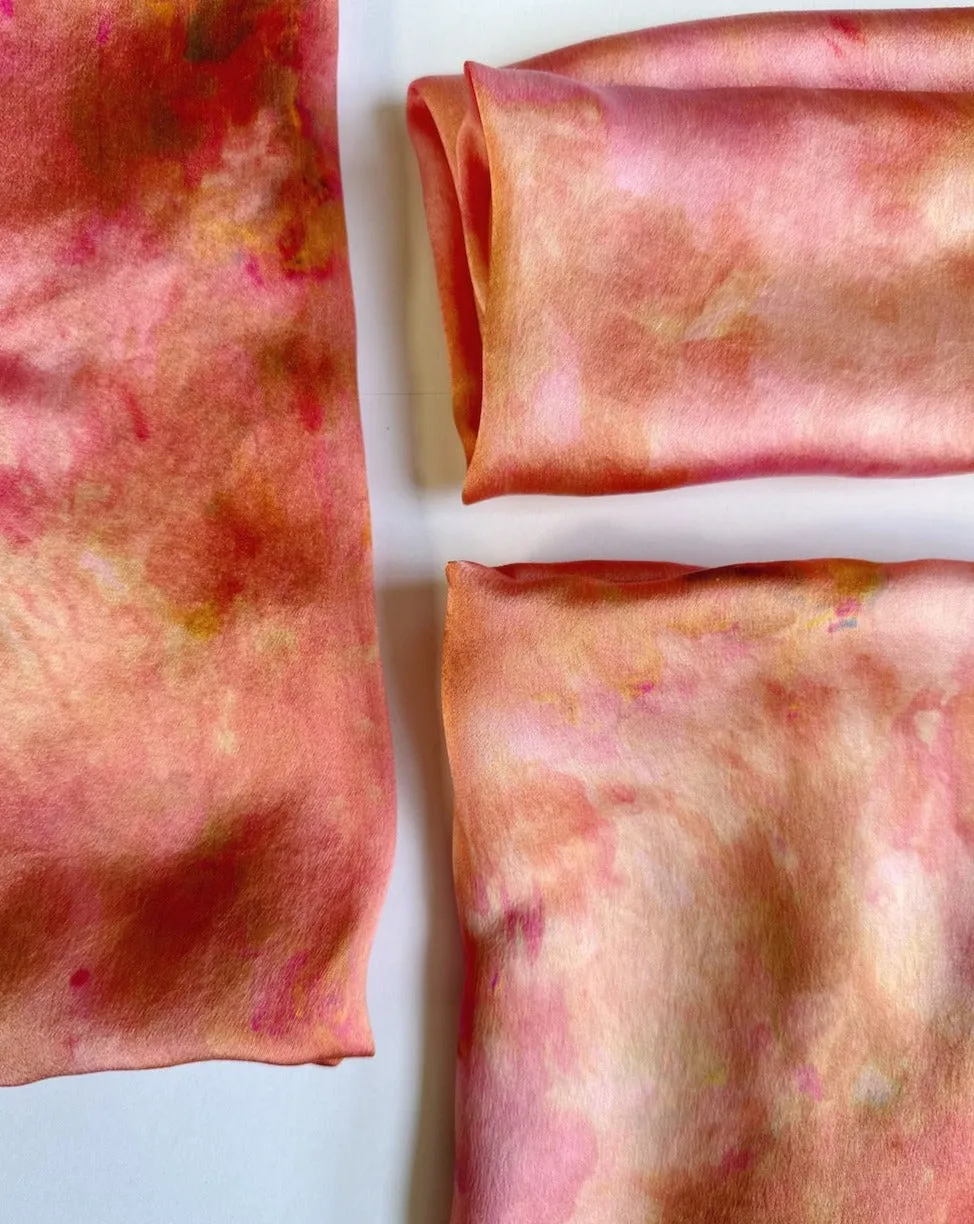 Hand Dyed Silk Scarf (10 colors)