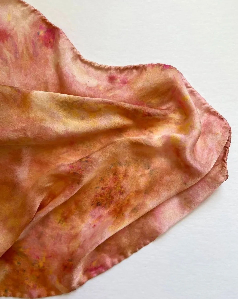 Hand Dyed Silk Scarf (10 colors)