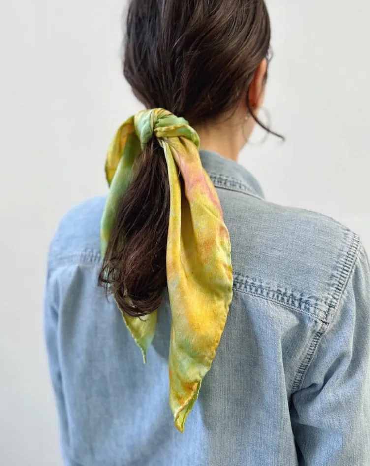 Hand Dyed Silk Scarf (10 colors)