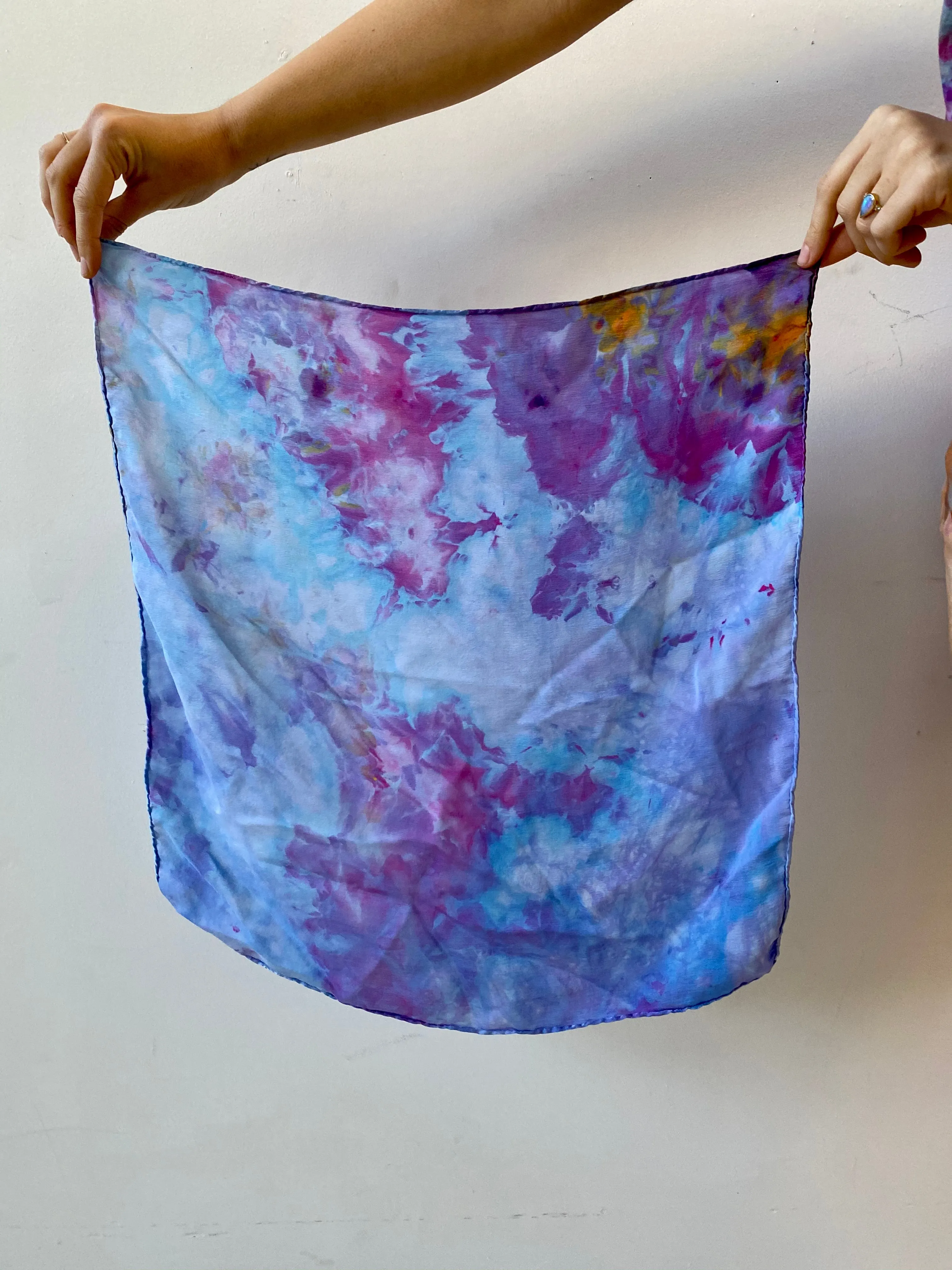 Hand Dyed Silk Scarf (10 colors)