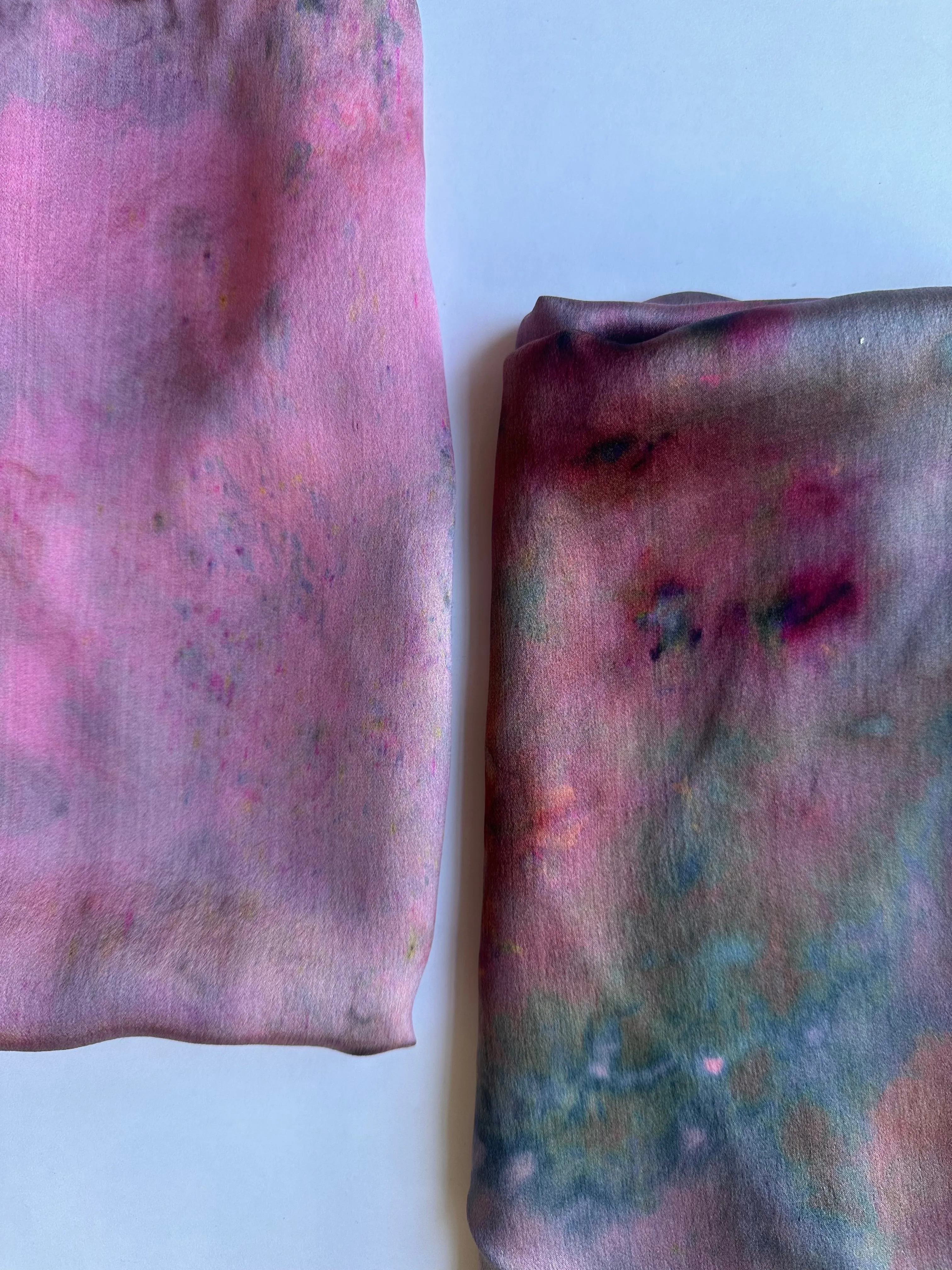 Hand Dyed Silk Scarf (10 colors)