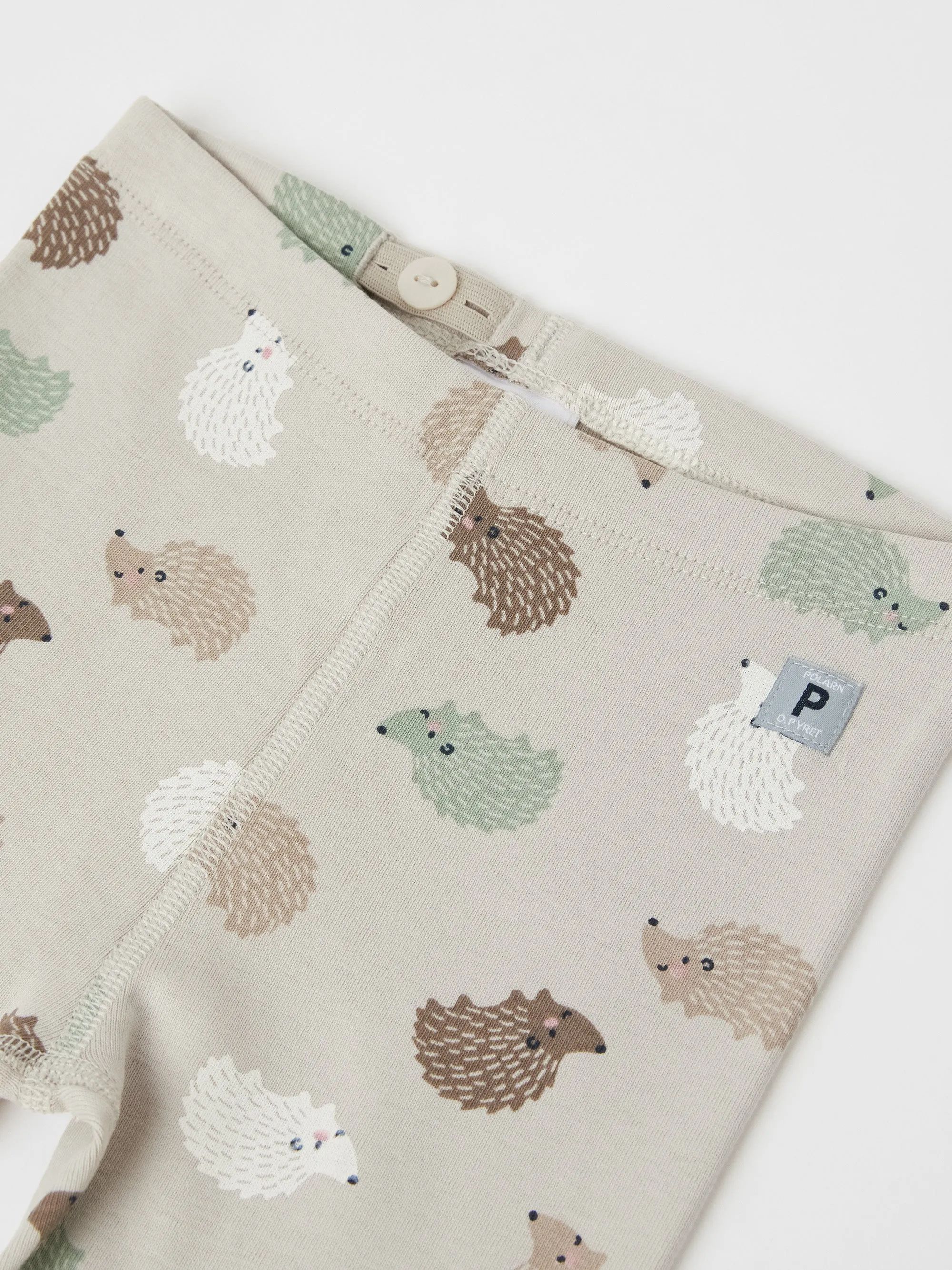 Hedgehog Print Baby Leggings