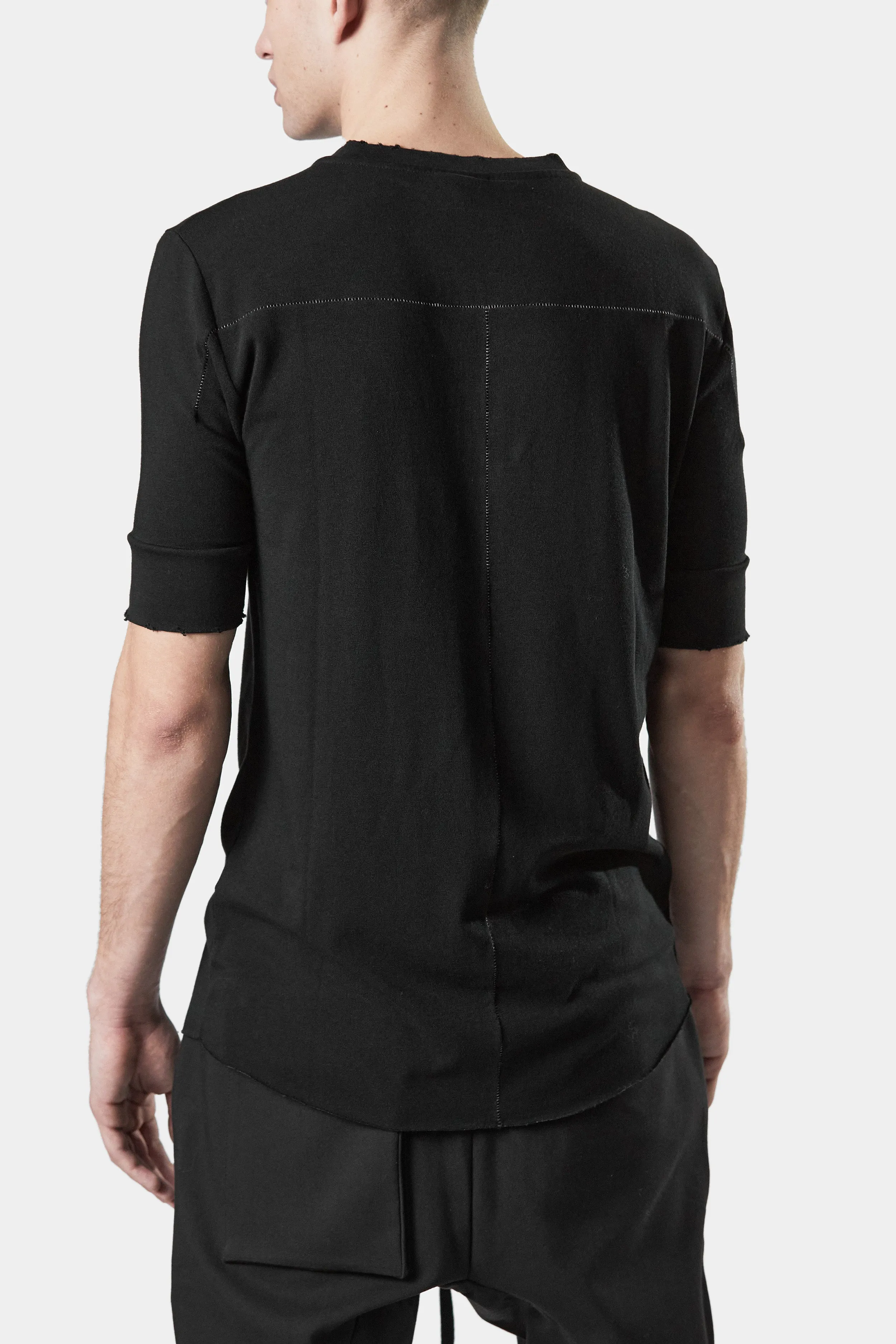 Henley t-shirt, Black