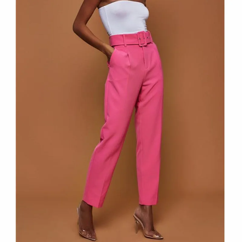 High Waist Formal Pants