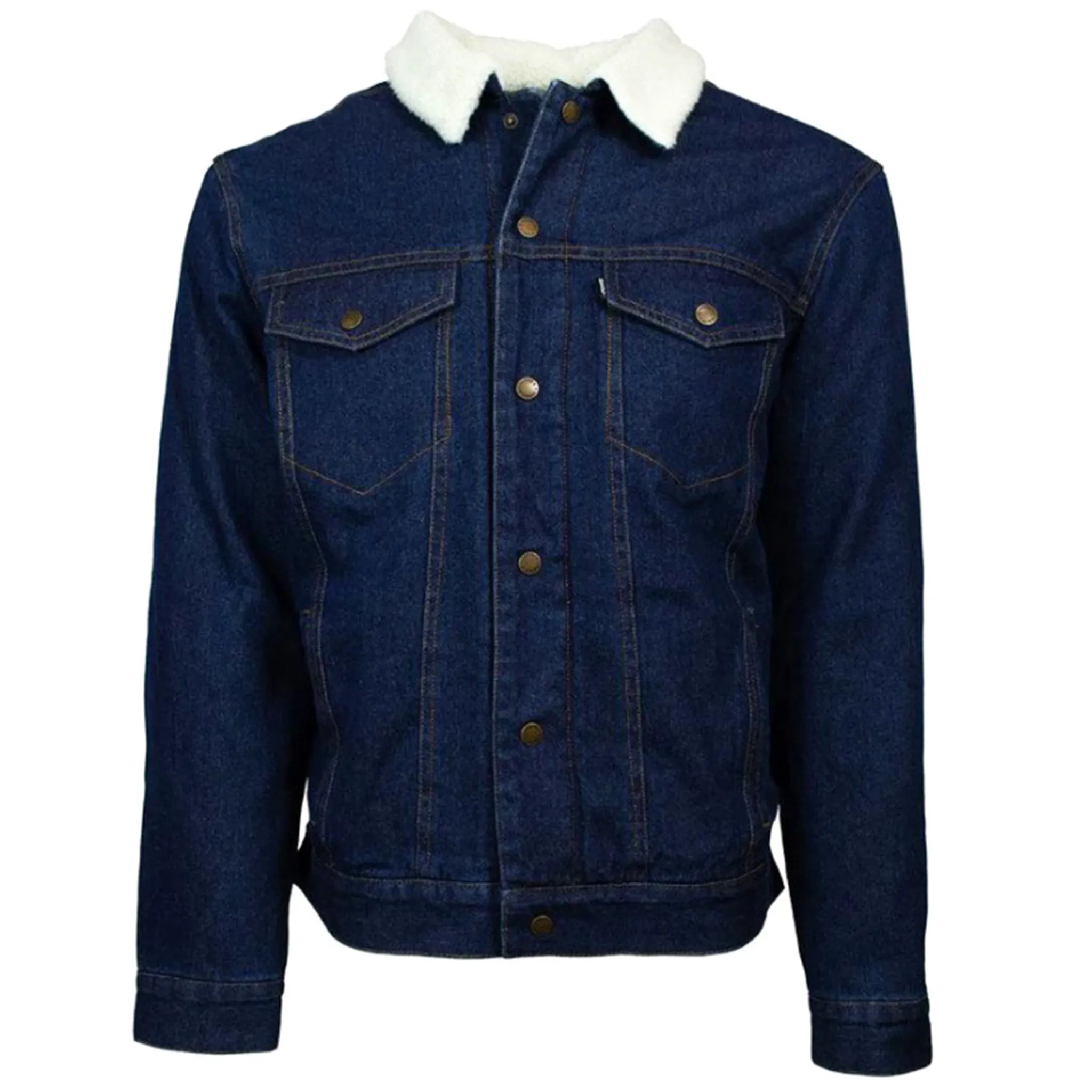 Hooey Men's Denim Aztec Lined Jacket