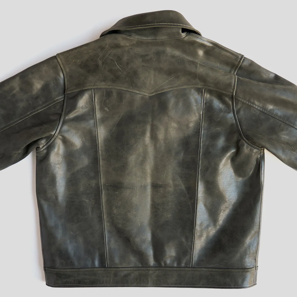 Horween Horsehide Jacket No. 65 | Charcoal