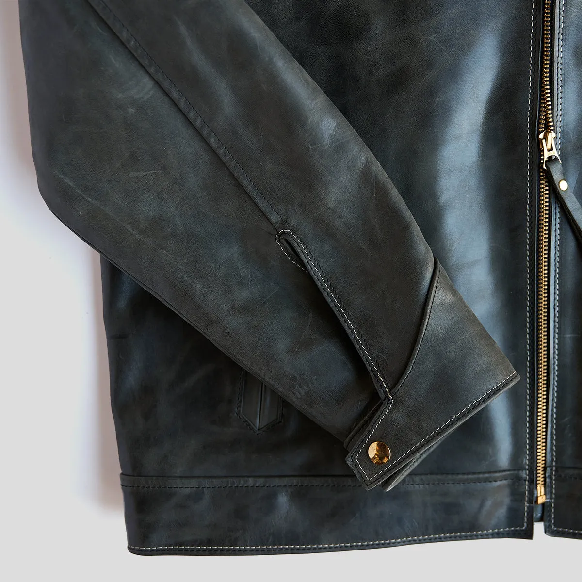 Horween Horsehide Jacket No. 65 | Charcoal