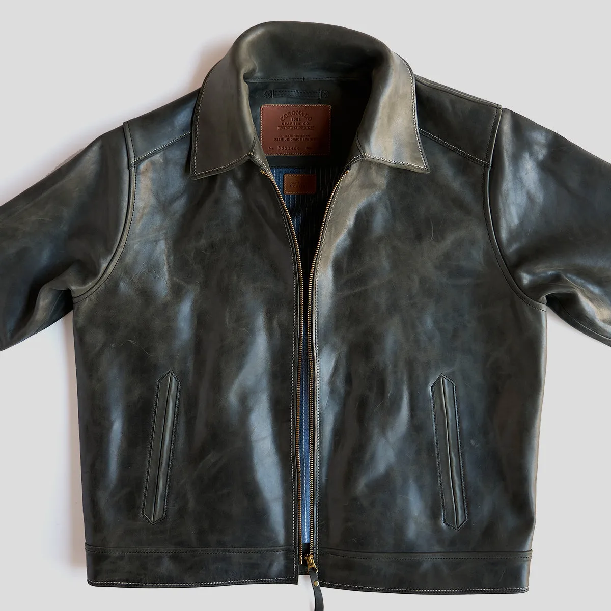 Horween Horsehide Jacket No. 65 | Charcoal