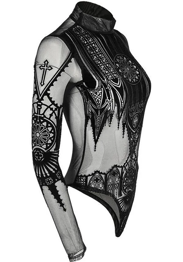 Inverted Cathedral | MESH BODYSUIT