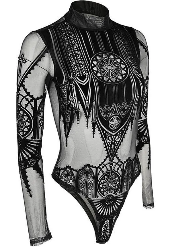 Inverted Cathedral | MESH BODYSUIT