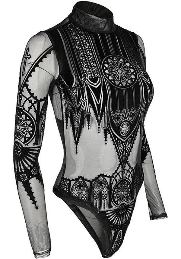 Inverted Cathedral | MESH BODYSUIT