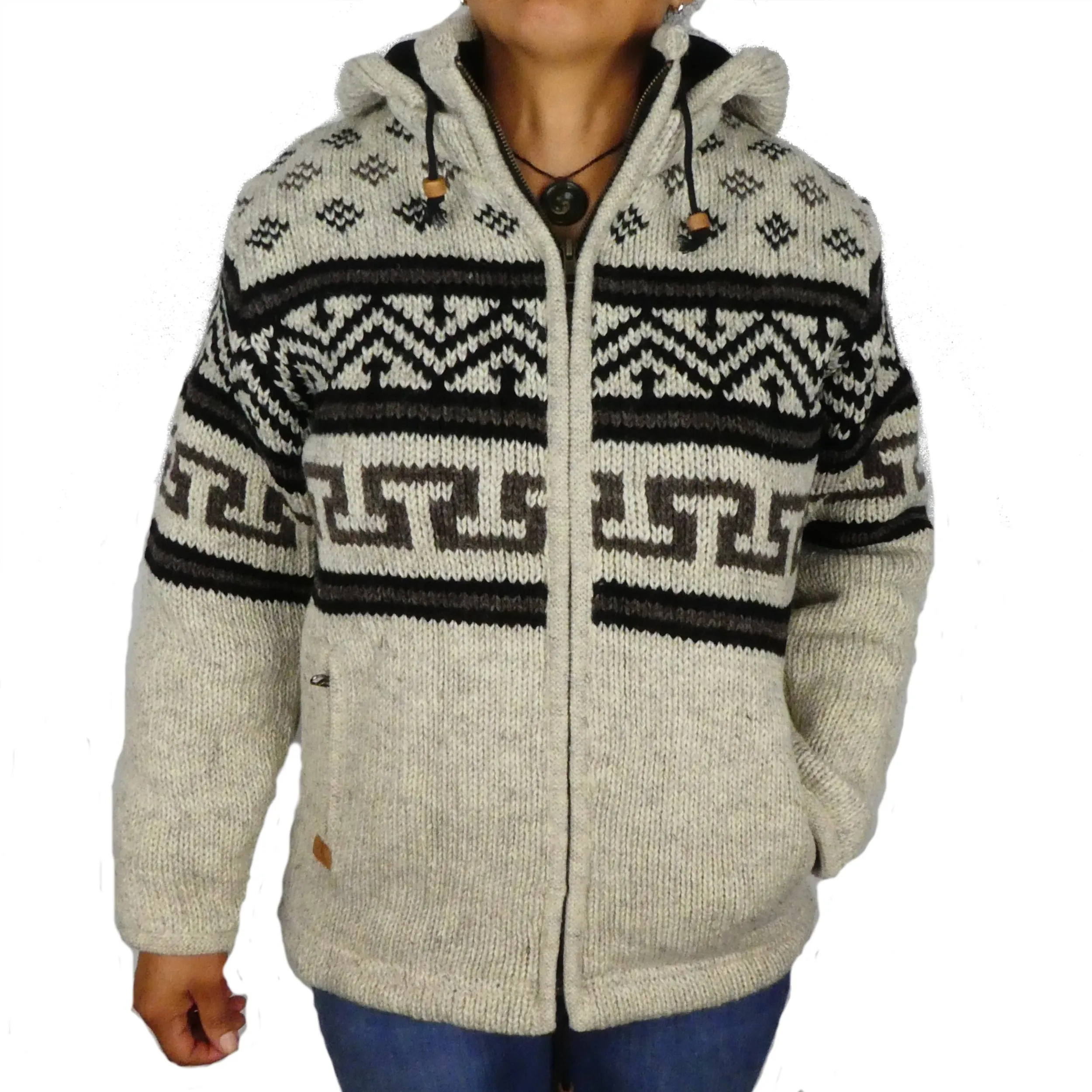 Jacket Aztec Oatmeal