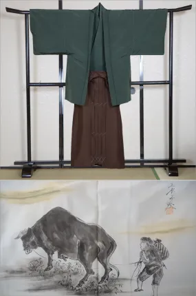 Jacket, kimono, hakama set / JKH #1-248