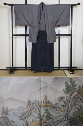 Jacket, kimono, hakama set / JKH #1-256