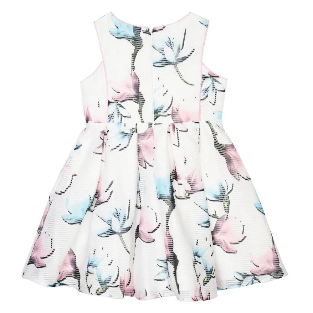 Jackie Floral Piping Dress