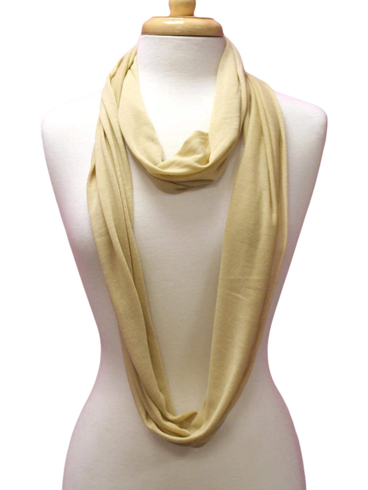 Jersey Knit Infinity Neck Scarf