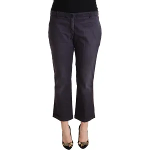 Jucca Chic Low Waist Cropped Pants in Black