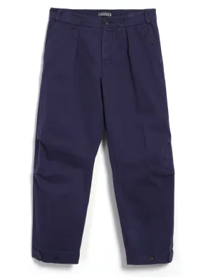 KARLO | Wide Cut Utility Trousers | French Blue