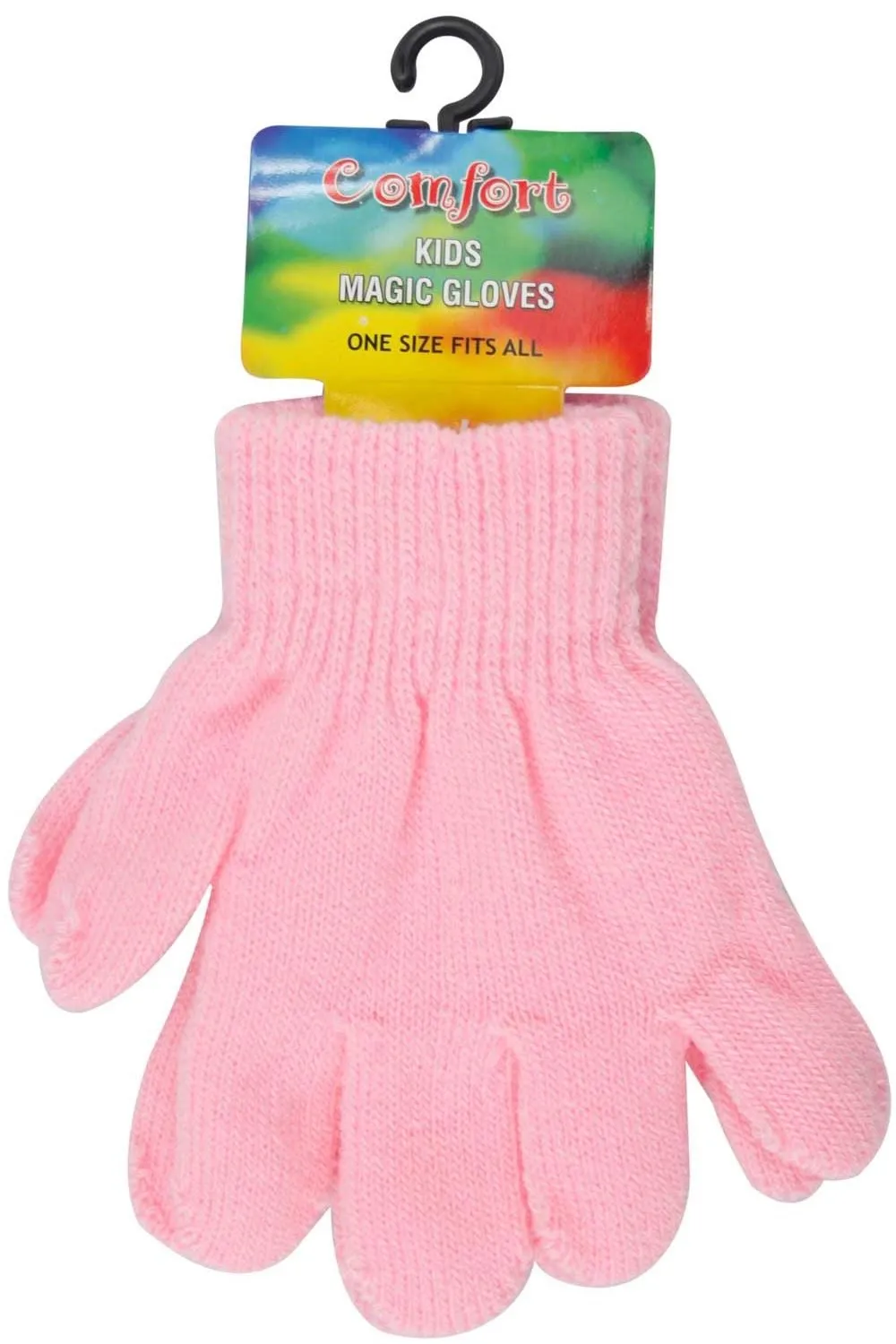 Kid Woolly Knitted Plain Gloves