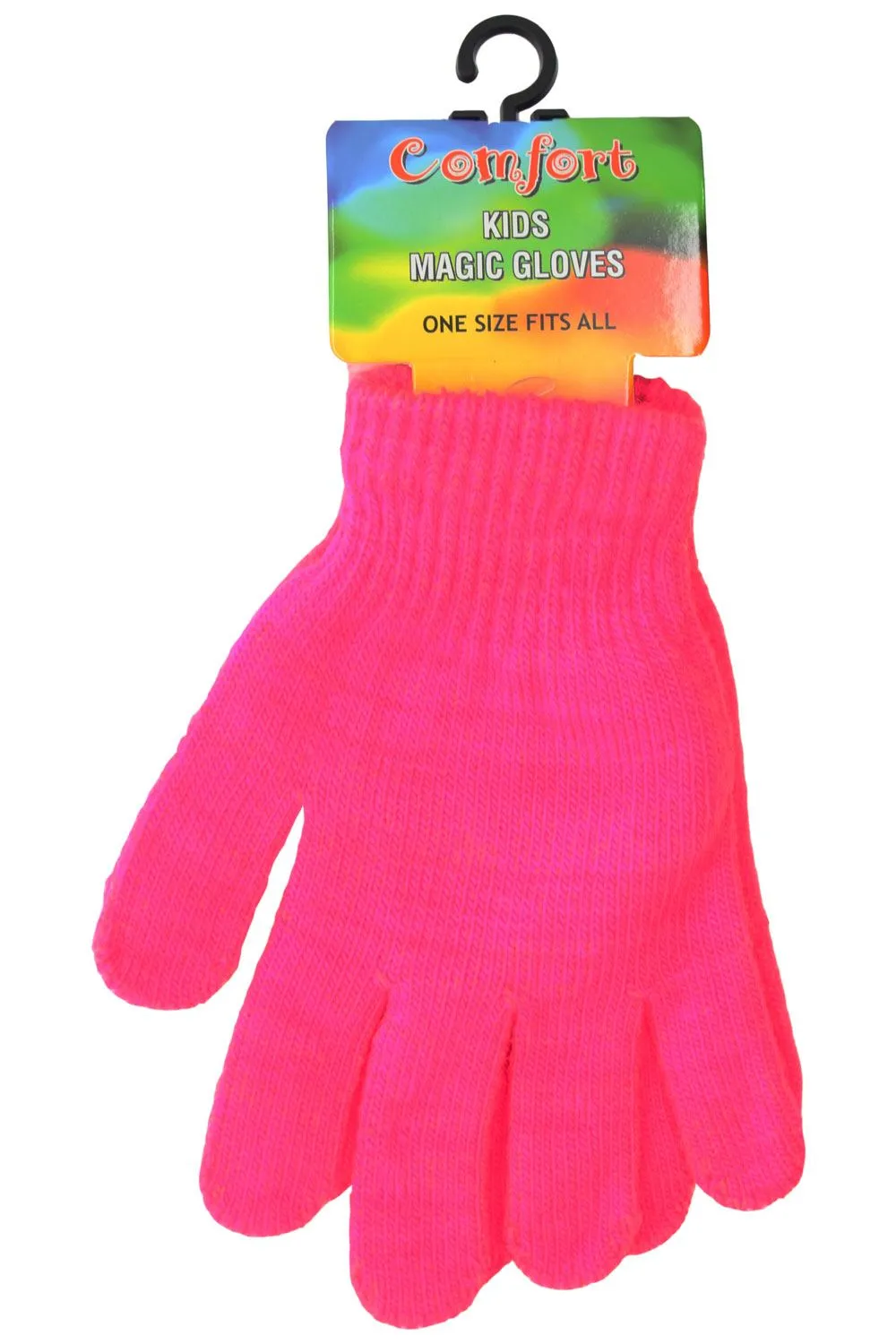 Kid Woolly Knitted Plain Gloves