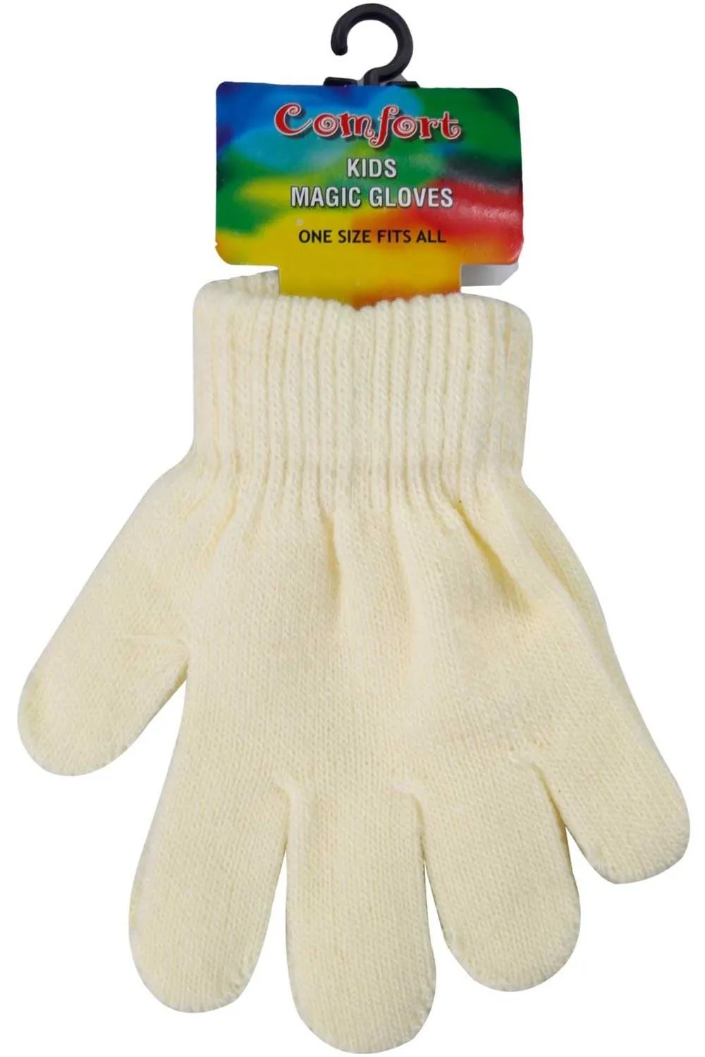 Kid Woolly Knitted Plain Gloves