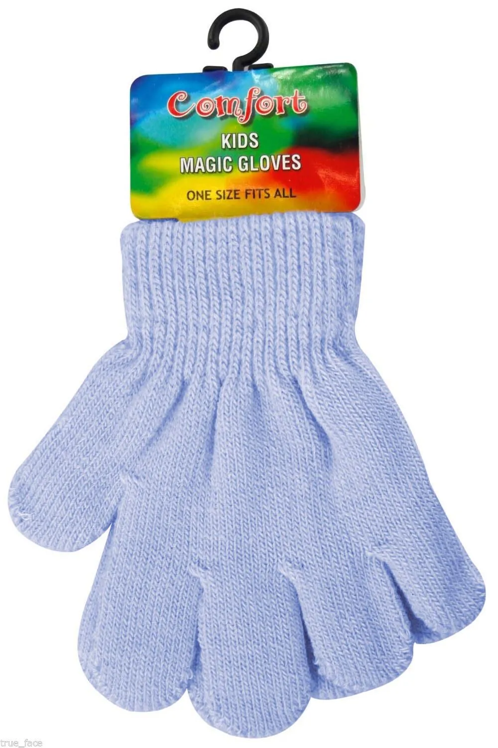 Kid Woolly Knitted Plain Gloves