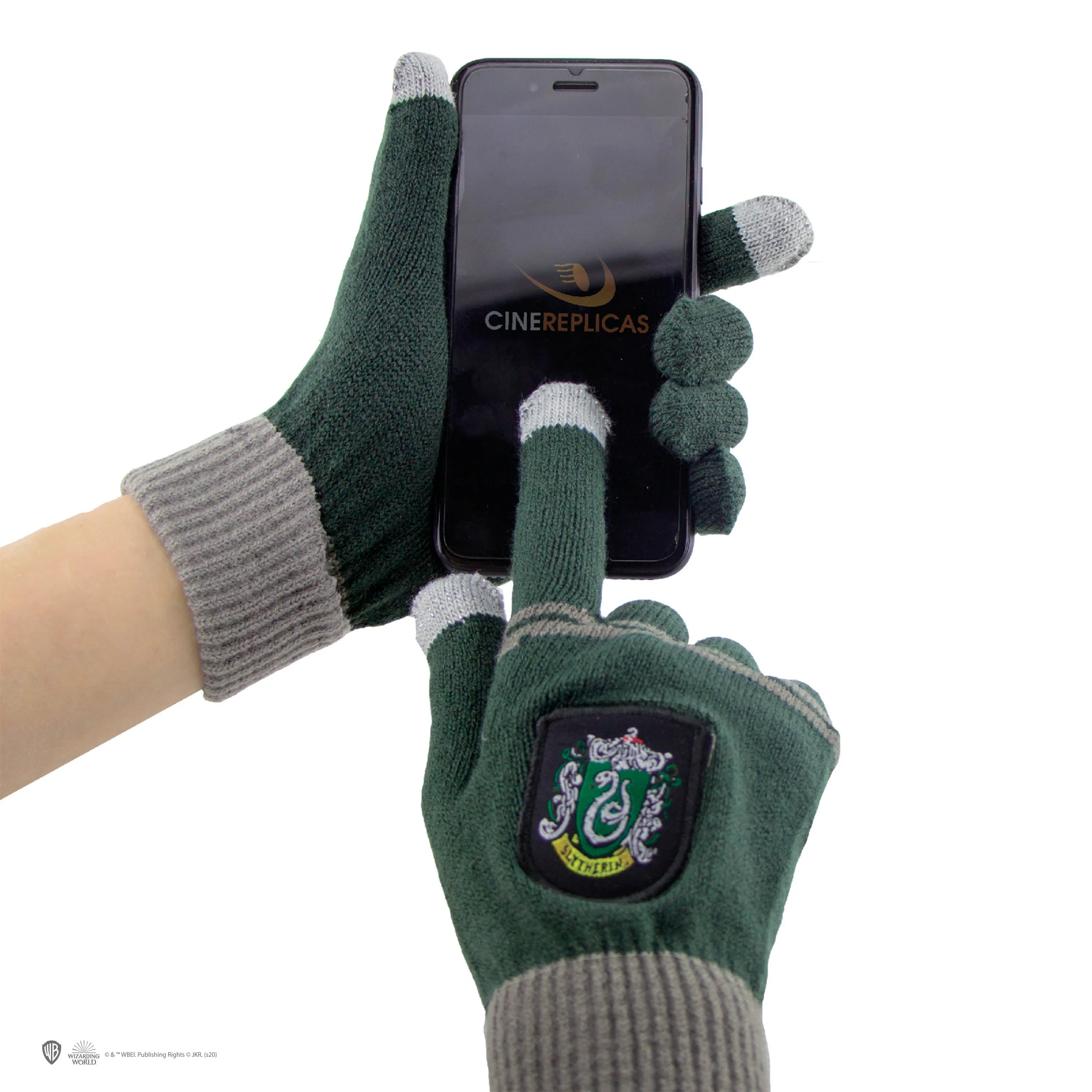 Kids Slytherin Gloves and Beanie Set