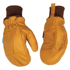 Kinco Hydroflector Lined Water-Resistant Premium Grain Buffalo Mitt