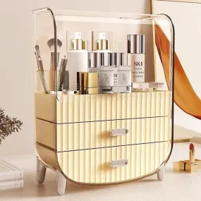 Large Capacity Cosmetic Organizer With Drawers