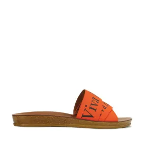 Los Cabos Clar Slip On Slide Orange