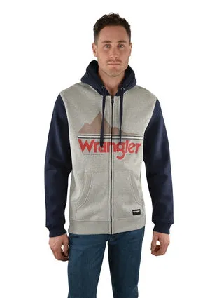 Men’s Wrangler Harry Zip Through Hoodie