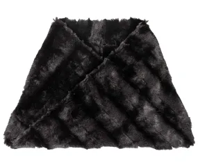 Neck Warmer - Minky Faux Fur in Black