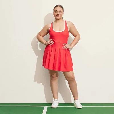 New - Prince Sports Women's Pickleball Athletic Sports Dress with Built In Shorts