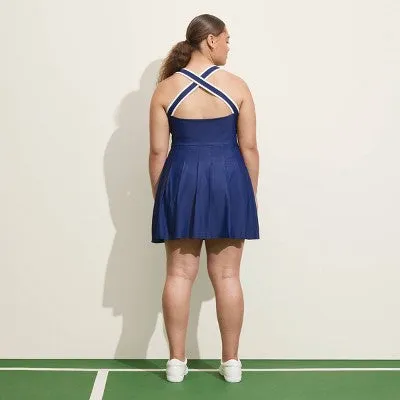 New - Prince Sports Women's Pickleball Athletic Sports Dress with Built In Shorts