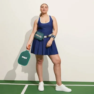 New - Prince Sports Women's Pickleball Athletic Sports Dress with Built In Shorts