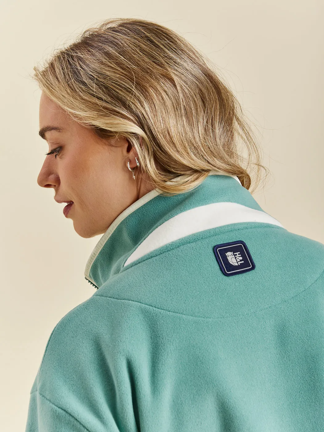 Ocean 1/4 Zip Fleece Sage