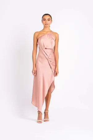 One Fell Swoop Harlequin Dress, Dusty Rose