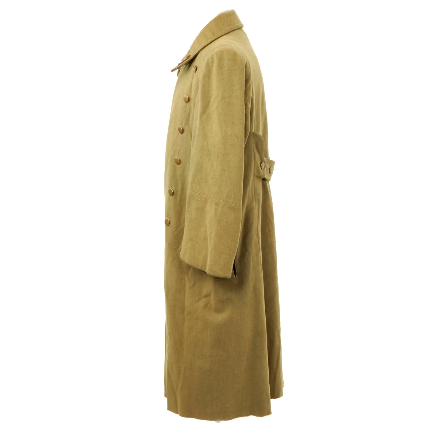 Original Japanese WWII Imperial Japanese Army Officer Wool Overcoat