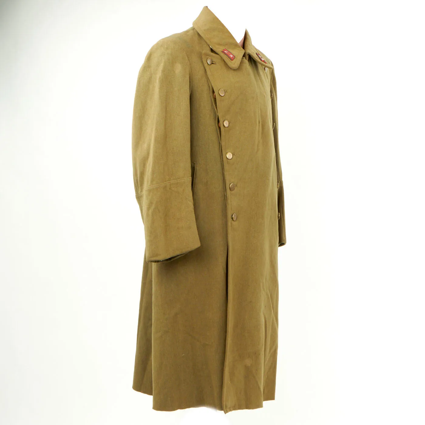 Original Japanese WWII Imperial Japanese Army Officer Wool Overcoat