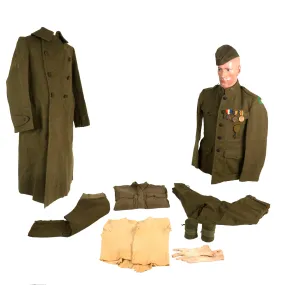 Original U.S. WWI Named 87th Division Uniform & Medal Group with Printed Research