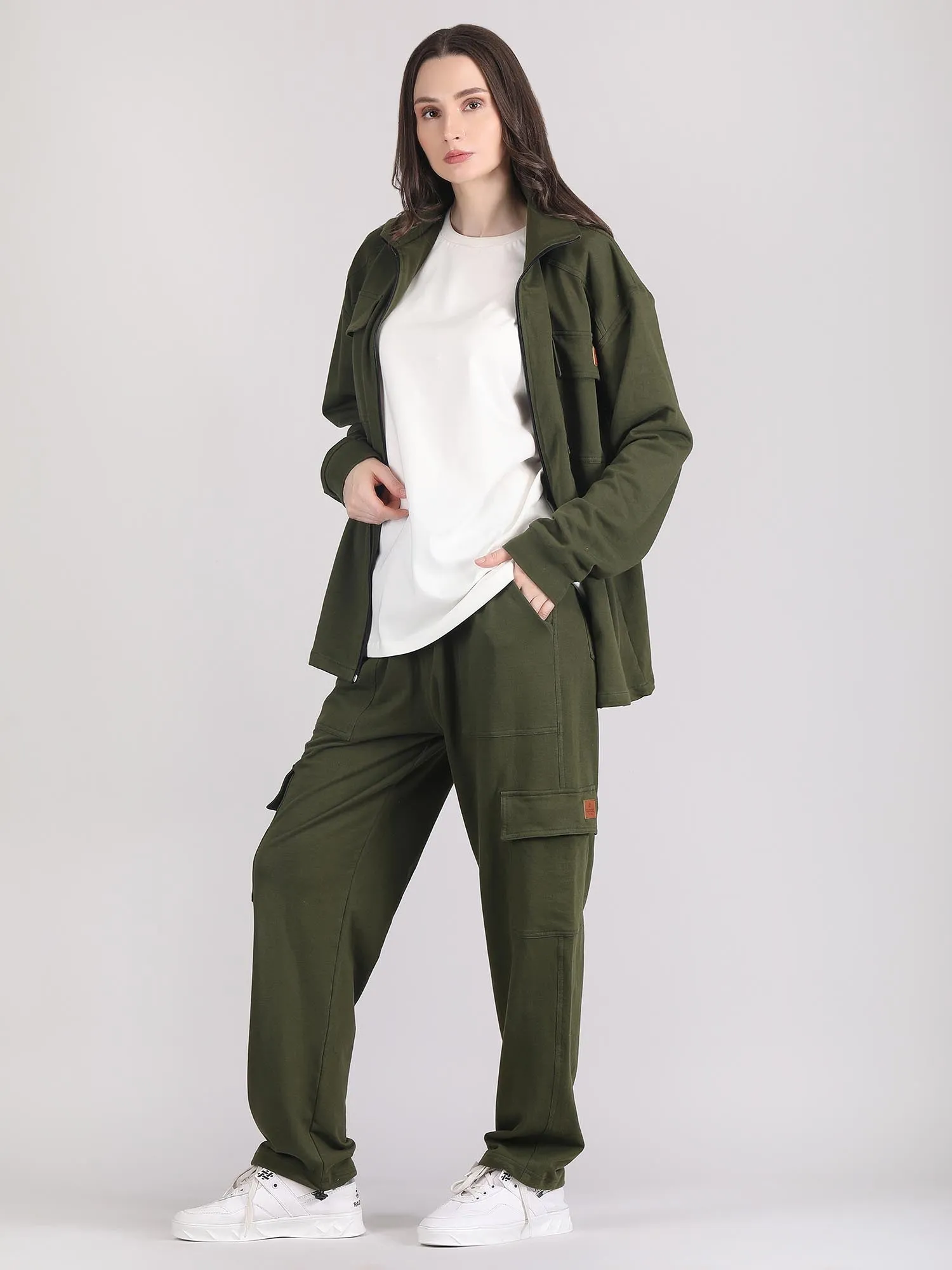 Oversized co ord shacket sets - Shacket and Parachute Pants