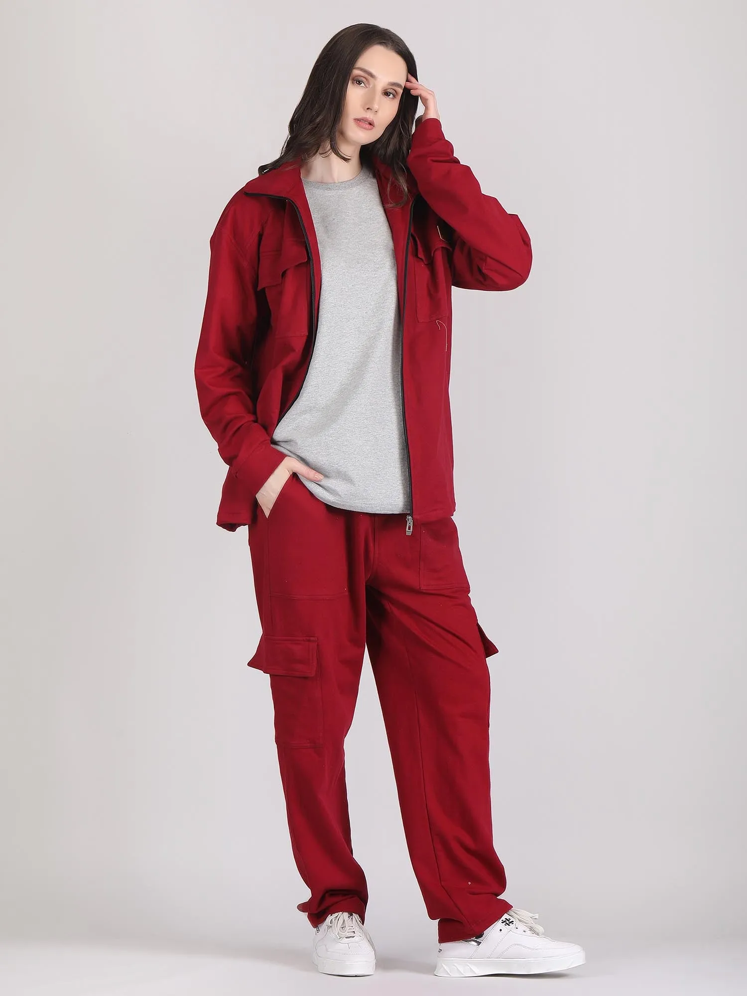 Oversized co ord shacket sets - Shacket and Parachute Pants