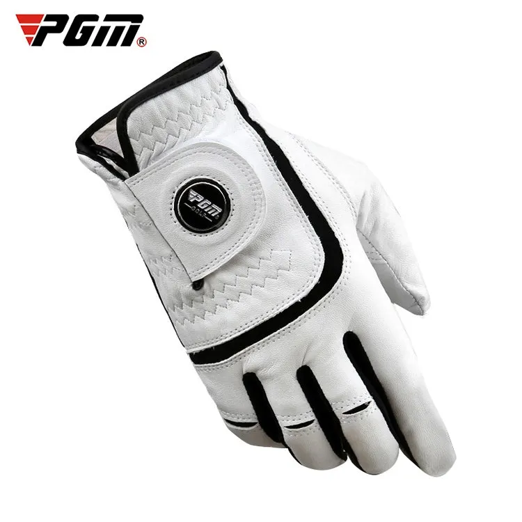 PGM Golf Sheepskin Breathable Non-slip Single Gloves for Men (Color:Right Hand Size:24)