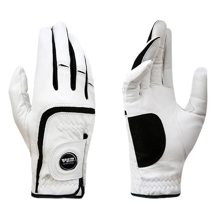 PGM Golf Sheepskin Breathable Non-slip Single Gloves for Men (Color:Right Hand Size:24)