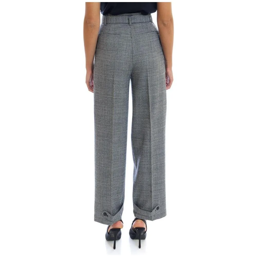 PINKO Black Wool Jeans & Pant