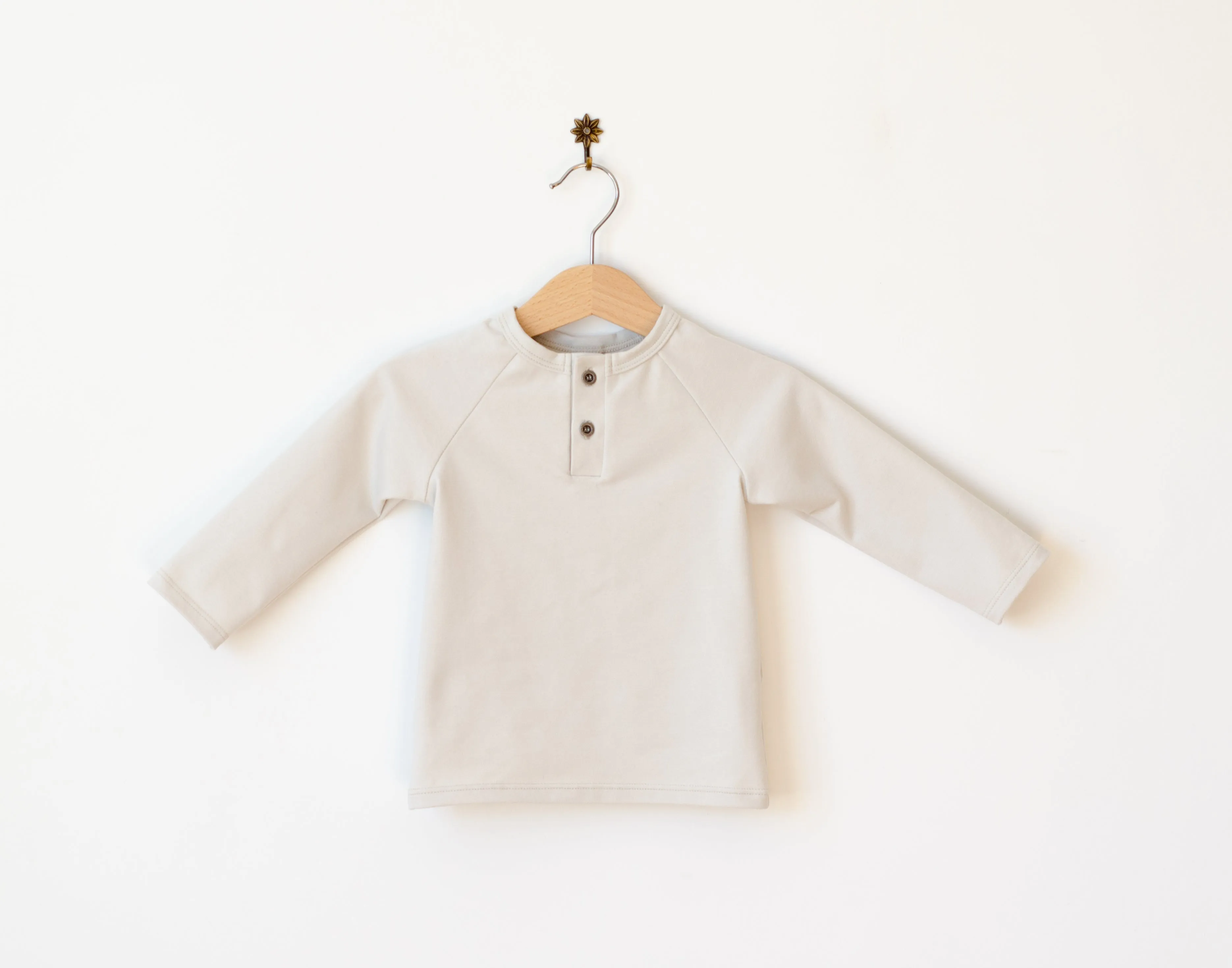 Placket neck shirt