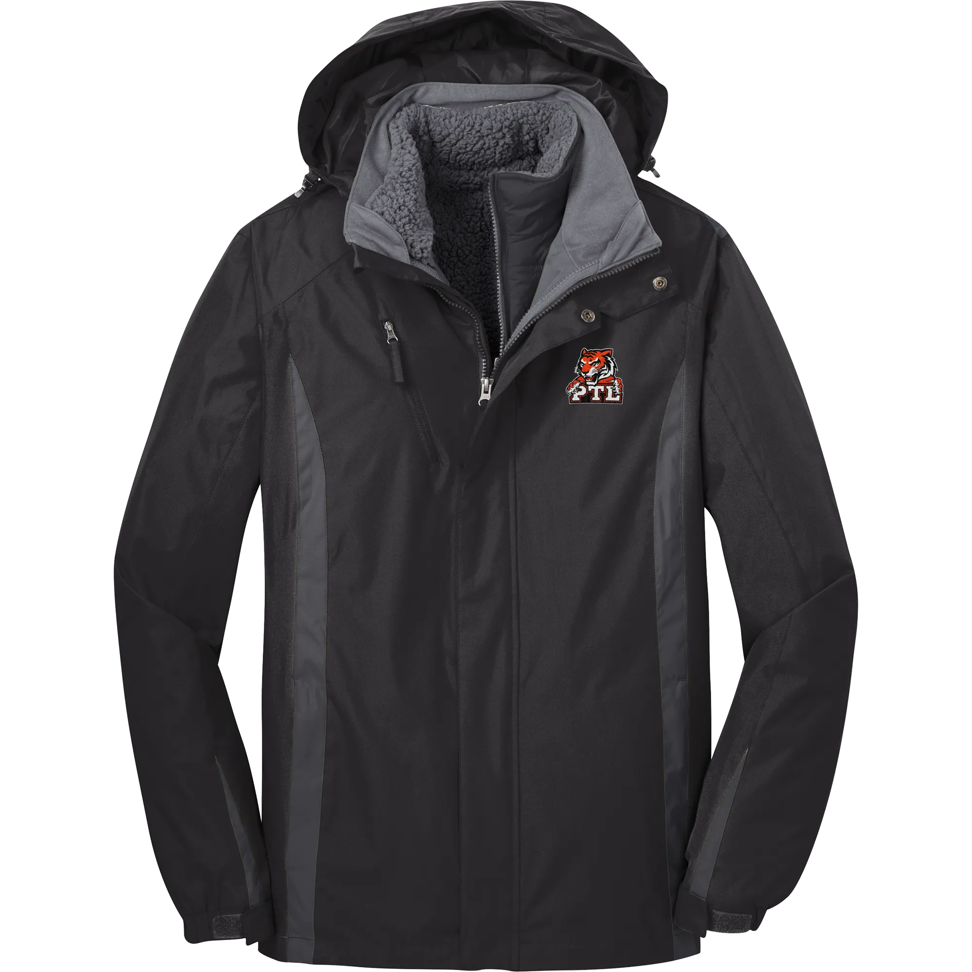 Princeton Tiger Lilies Colorblock 3-in-1 Jacket